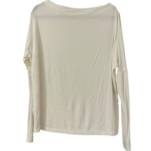 Elan Super Soft Boatneck White Sweater